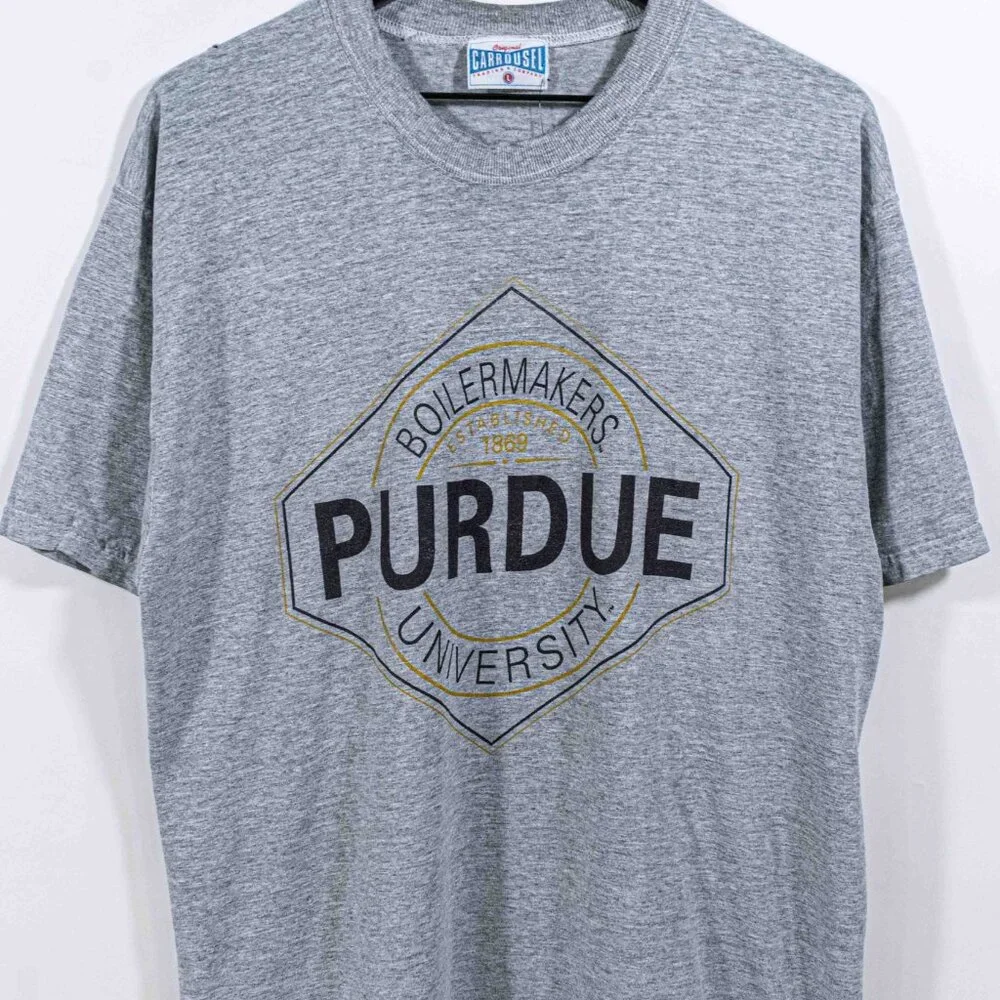 Purdue University Boilermakers T-Shirt Large VTG 90s Streetwear Sports
